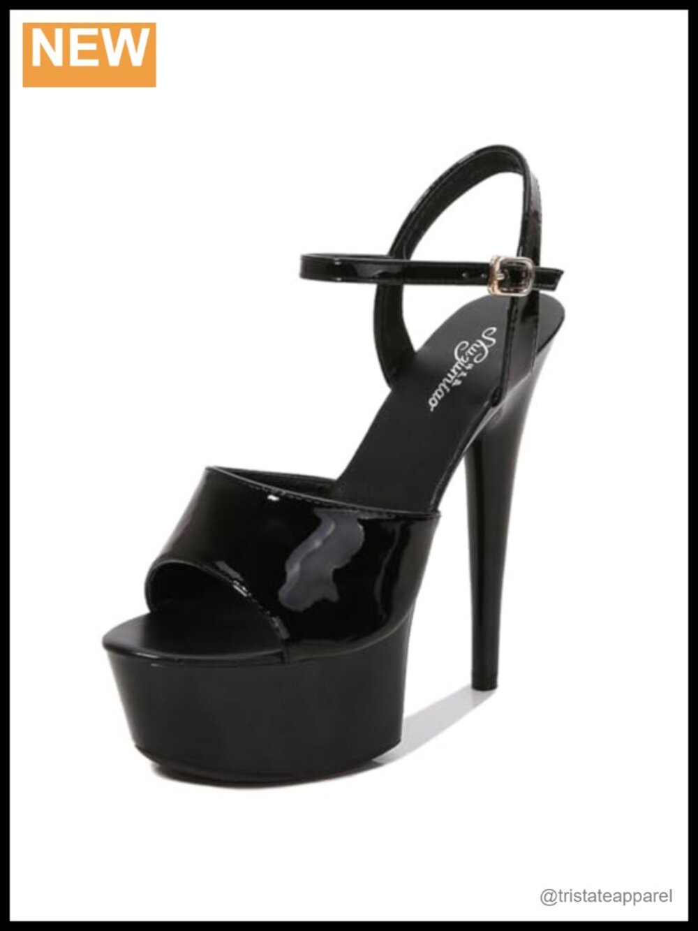 Platform Stiletto Sandals 6 Inch High Heel Ankle Strap Evening Party